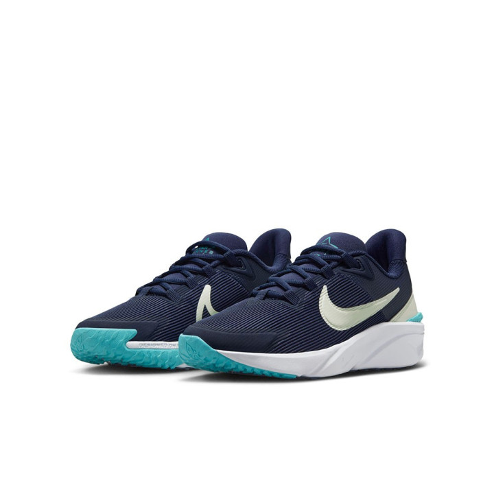 Nike Jr Star Runner 4 Gs Blu Giallo - Scarpe Da Ginnastica Bambino