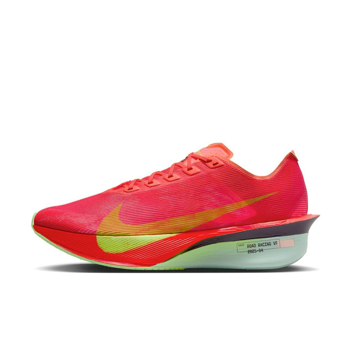 Nike Zoomx Vaporfly Next 4% Bright Crimson Lime Blast - Scarpe Running Uomo