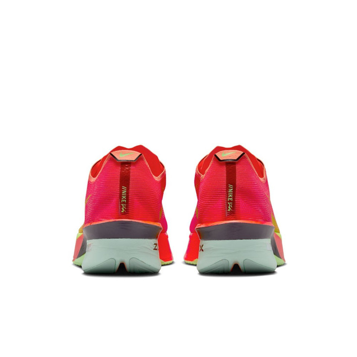 Nike Zoomx Vaporfly Next 4% Bright Crimson Lime Blast - Scarpe Running Uomo