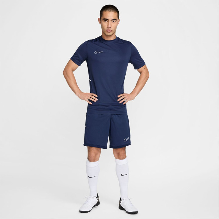 Nike Maglia Maniche Corte Academy25 Blu Bianco Uomo