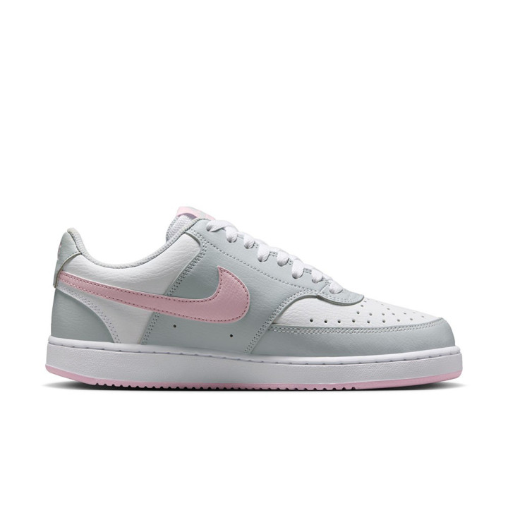 Nike Court Vision Low Platino Rosa Bianco - Sneakers Donna