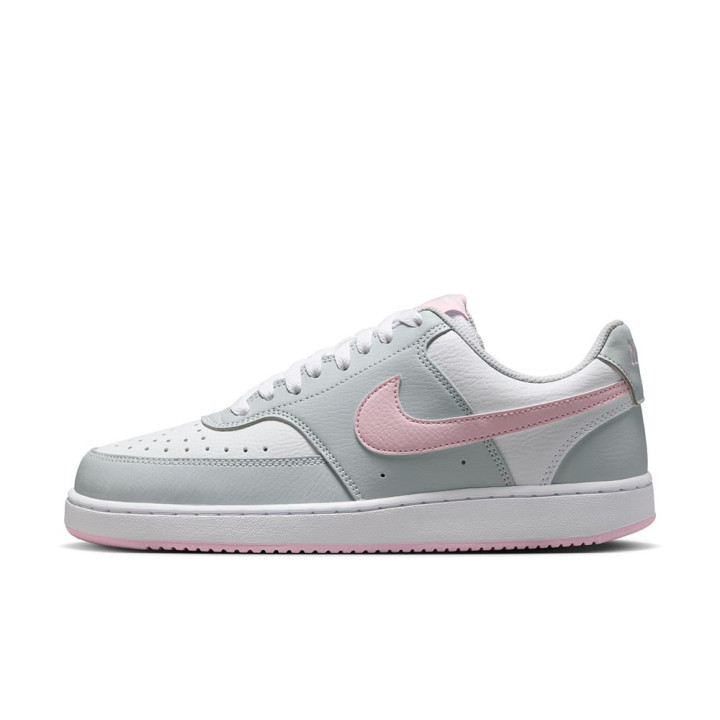 Nike Court Vision Low Platino Rosa Bianco - Sneakers Donna