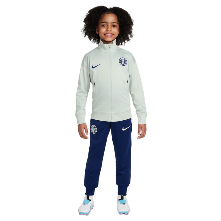 Nike Tuta Calcio Inter Strike Training Grigio Blu Ragazzo