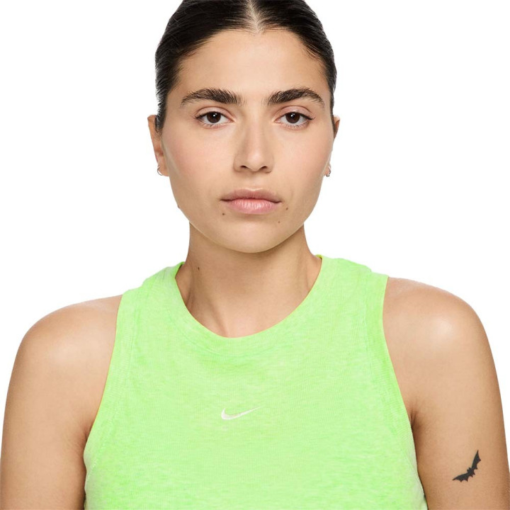 Nike Sportswear Essentials Canotta Crop Lime Donna