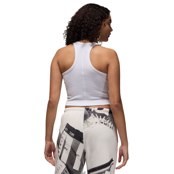 Nike Jordan Canotta Crop Bianco Donna