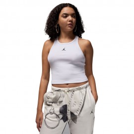 Jordan Canotta Crop bianco