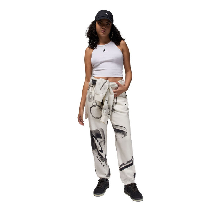 Nike Jordan Canotta Crop Bianco Donna