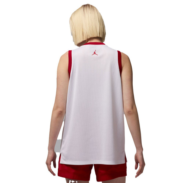 Nike Jordan Canotta Mesh Bianco Donna