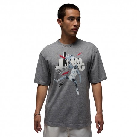 Nike Jordan Brand T-Shirt Fantasia Grigio Uomo