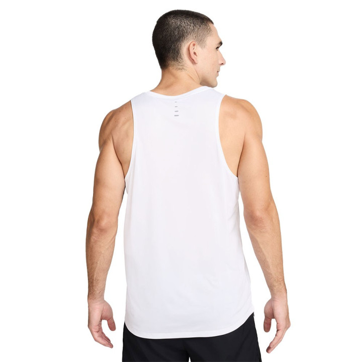 Nike Canotta Dri-Fit Stride Bianco Reflective Argento Uomo