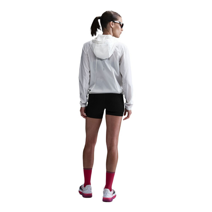 Nike Pantaloncini Running Tight 4" Swift Nero Reflective Argento Donna
