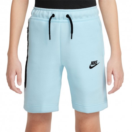 Nike Tech Fleece Shorts Sportivi Azzurro Bambino