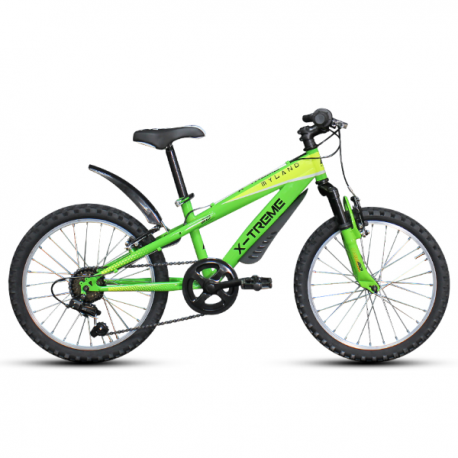 Myland 20" X-Treme 6V Verde - Bicicletta Bambino