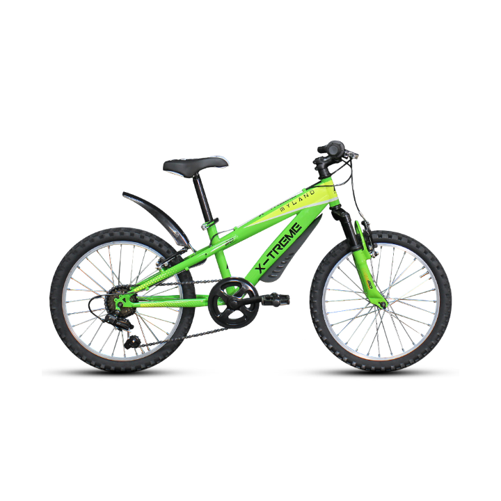Myland 20" X-Treme 6V Verde - Bicicletta Bambino