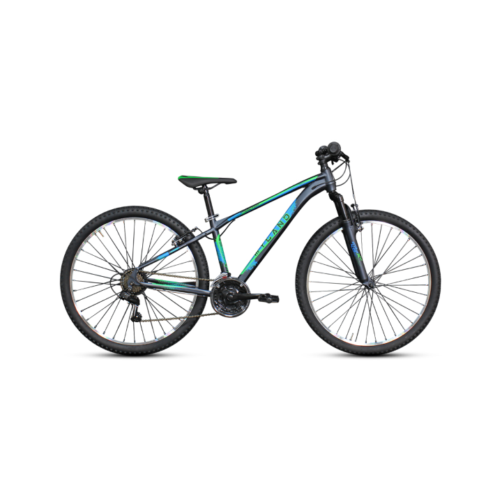 Myland 26" Reaction 6V Nero Azzurro Verde - Mtb Mountain Bike Bambino
