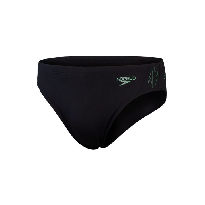 Speedo Costume Slip Hyperboom Splice Nero Olive Uomo