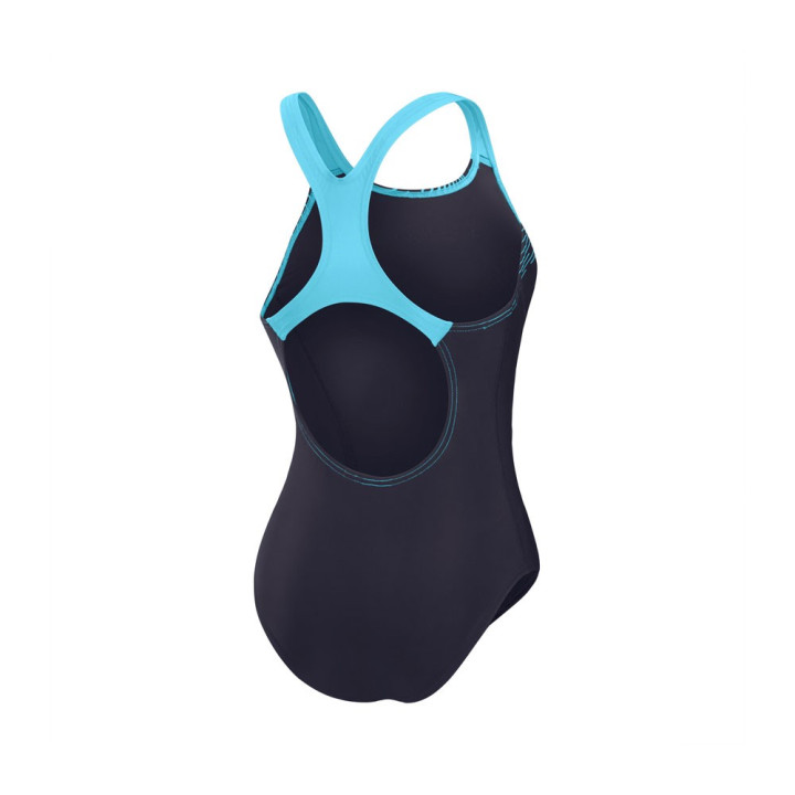 Speedo Costume Intero Piscina Medley Navy Azzurro Donna