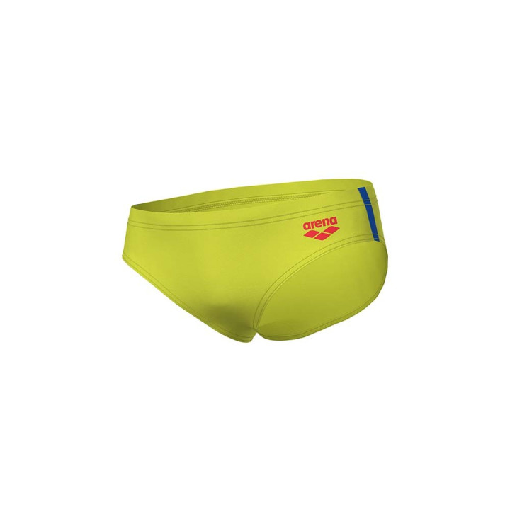 Arena Costume Slip Solid Lime Rosso Bambino