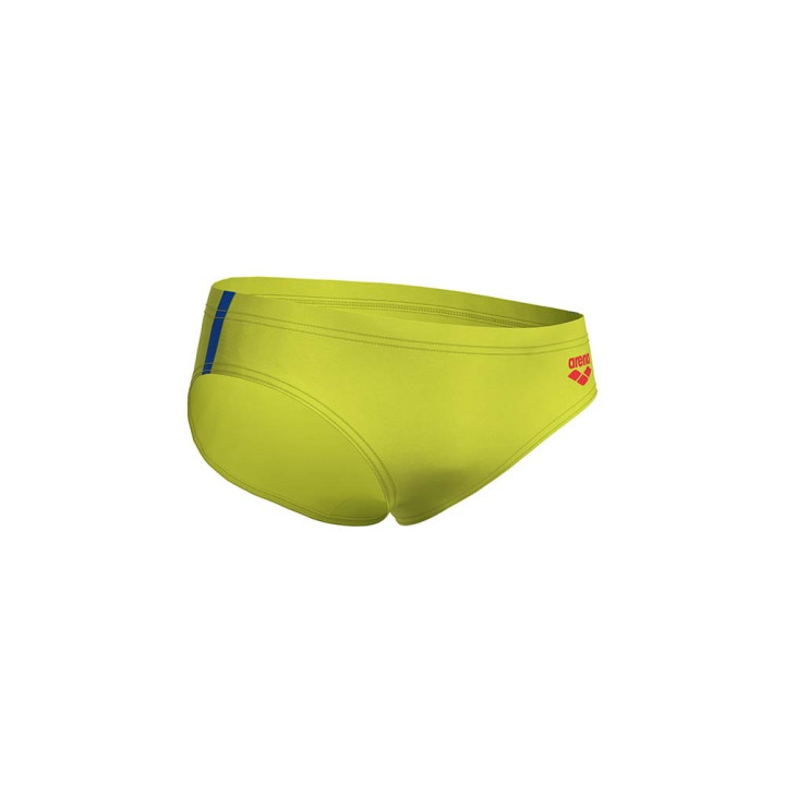 Arena Costume Slip Solid Lime Rosso Bambino
