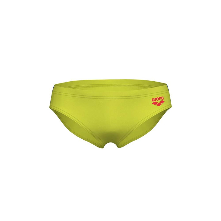 Arena Costume Slip Solid Lime Rosso Bambino
