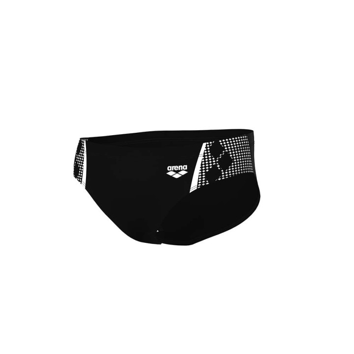 Arena Costume Slip Graphic Nero Bianco Uomo