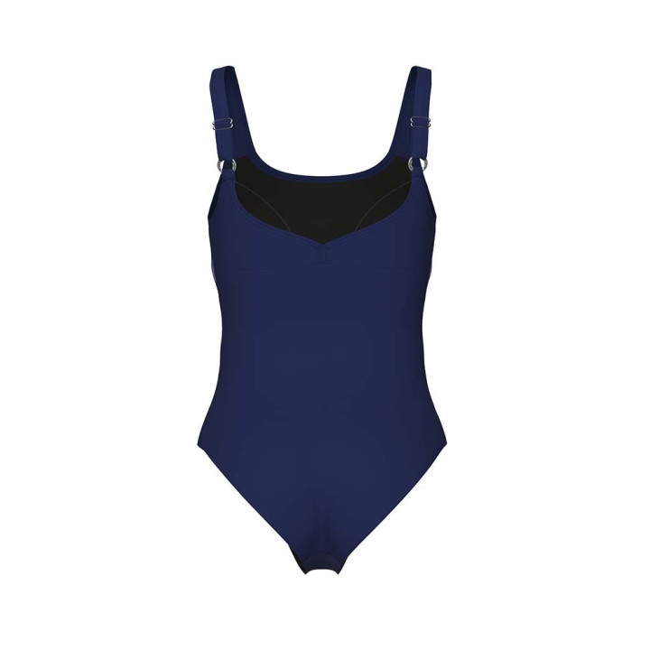 Arena Costume Intero Piscina Supportato Marta Navy Multi Donna