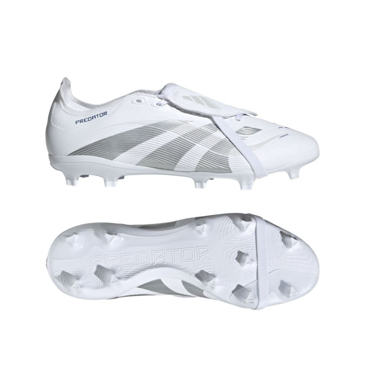 Adidas Predator League Ft Mg Bianco Argento Blu - Scarpe Da Calcio Uomo
