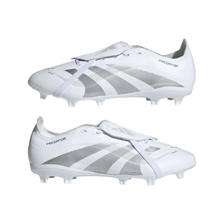 Adidas Predator League Ft Mg Bianco Argento Blu - Scarpe Da Calcio Uomo