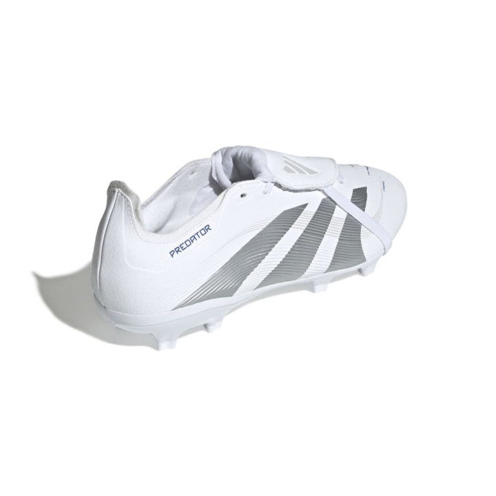 Adidas Predator League Ft Mg Bianco Argento Blu - Scarpe Da Calcio Uomo