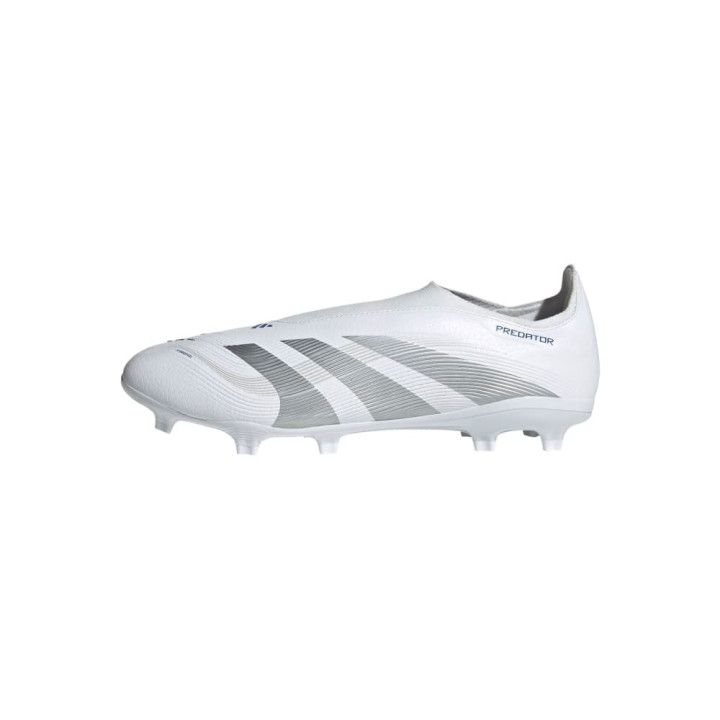 Adidas Predator League Ll Fg Mg Bianco Argento Blu - Scarpe Da Calcio Uomo