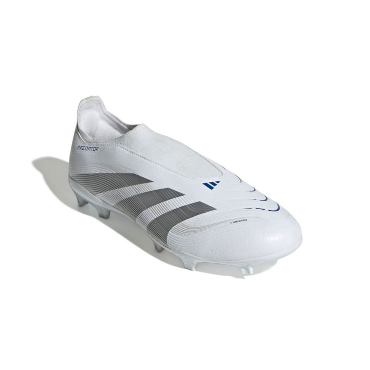 Adidas Predator League Ll Fg Mg Bianco Argento Blu - Scarpe Da Calcio Uomo