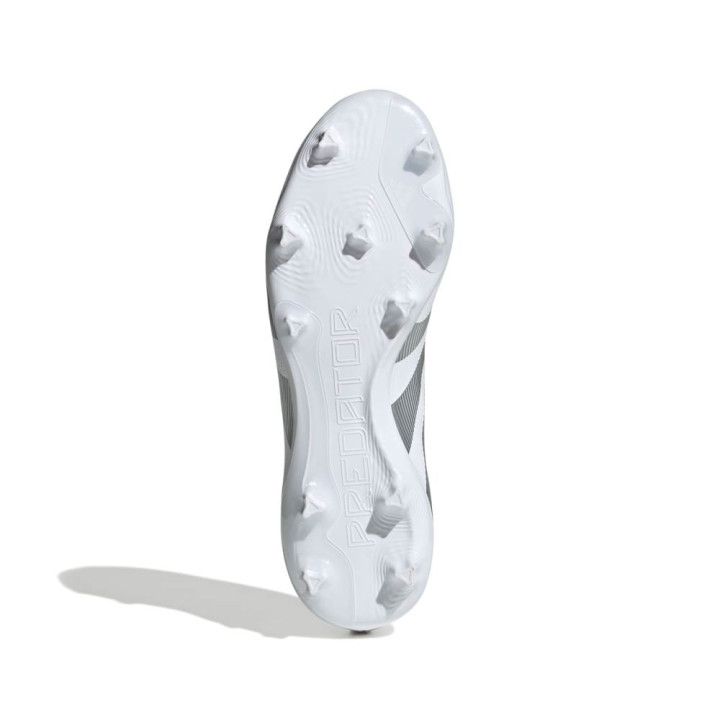 Adidas Predator League Ll Fg Mg Bianco Argento Blu - Scarpe Da Calcio Uomo