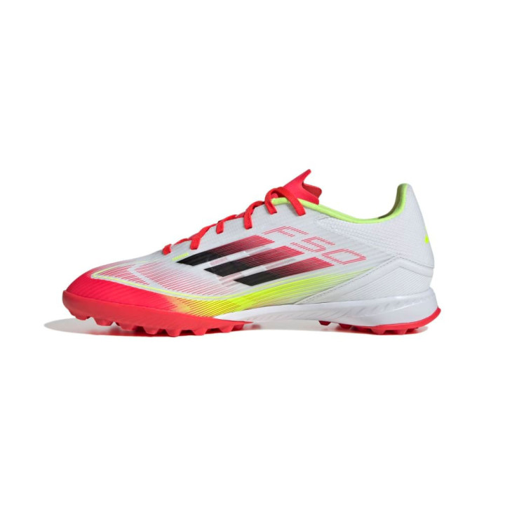 Adidas F50 League Tf Bianco Nero Giallo - Scarpe Da Calcio Uomo
