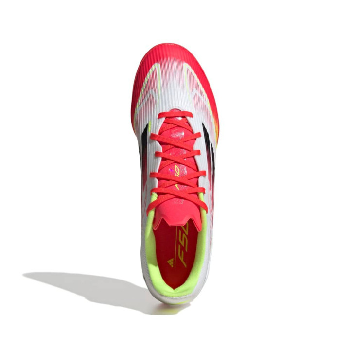 Adidas F50 League Tf Bianco Nero Giallo - Scarpe Da Calcio Uomo