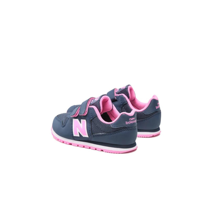 New Balance 500 Mesh Lea Psv Blu Rosa - Sneakers Bambina