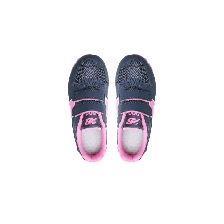 New Balance 500 Mesh Lea Psv Blu Rosa - Sneakers Bambina