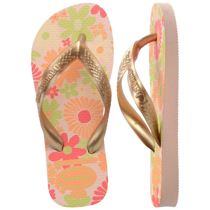 Havaianas Kids Flores Beige - Infradito Mare Bambina