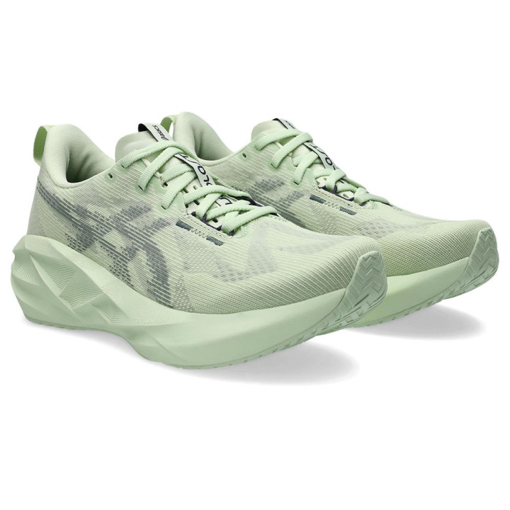 Asics Novablast 5 Whisper Verde Monument Blu - Scarpe Running Donna