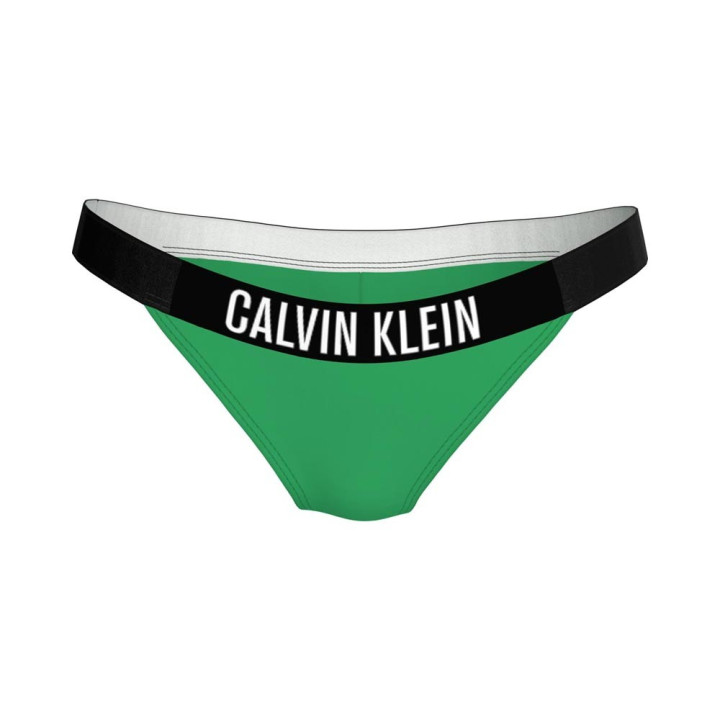 Calvin Klein Costume Slip Brazilian Verde Donna