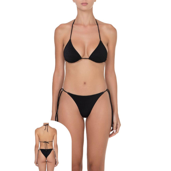 Effek Bikini Triangolo Nero Donna