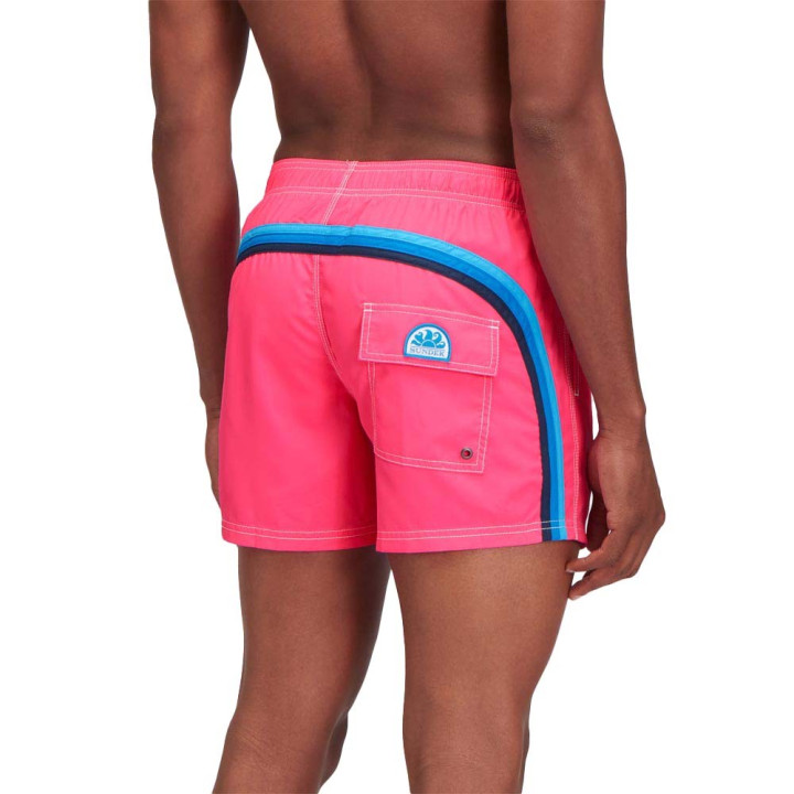 Sundek Costume Boxer Elastico Arcobaleno Light Poly Fuxia Uomo