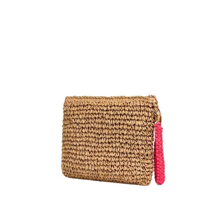 Sundek Pochette Rafia Fuxia Donna