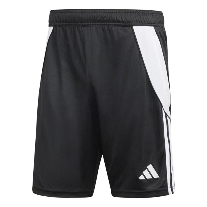 ADIDAS Pantaloncini Calcio Tiro24 Nero Bianco Uomo