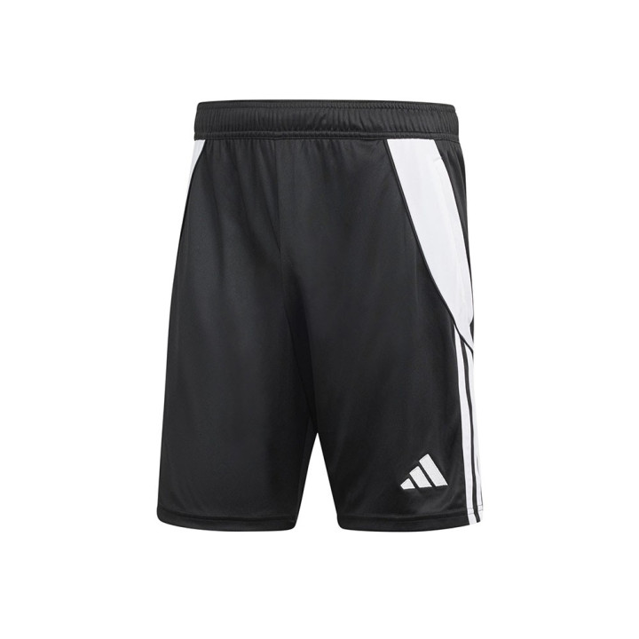 ADIDAS Pantaloncini Calcio Tiro24 Nero Bianco Uomo