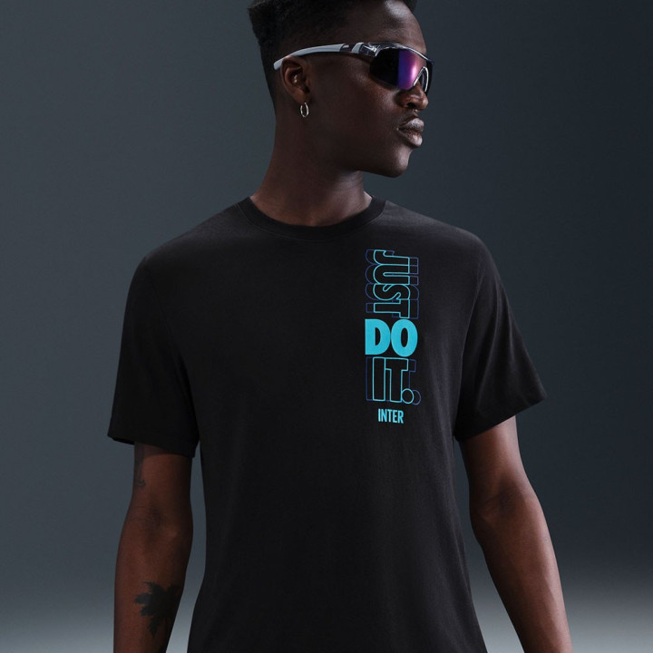 Nike Maglia Maniche Corte Inter Jdi Express Nero Blu Uomo