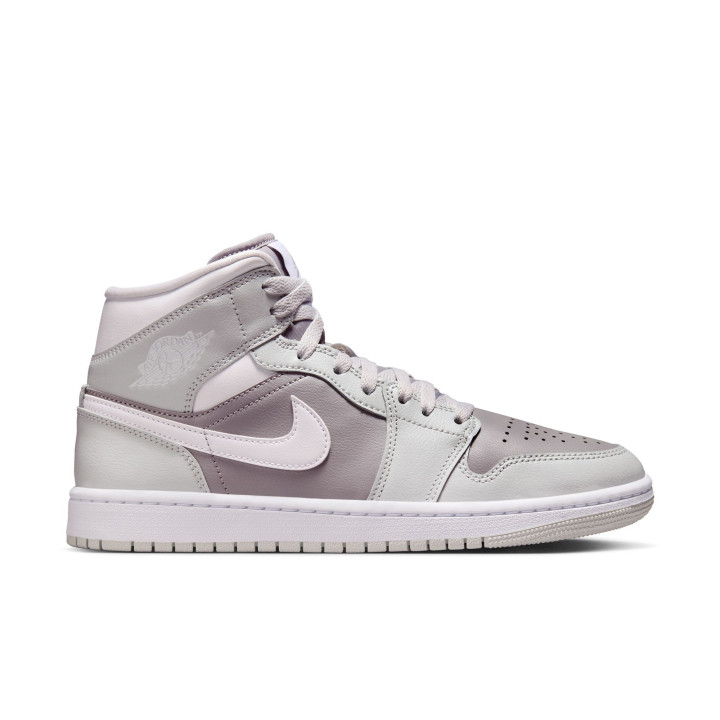 Nike Air Jordan 1 Mid Grigio/Bianco  - Sneakers Donna
