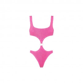 Trikini Goffrato fuxia fluo