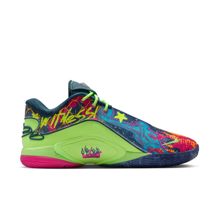 Nike Lebron Xxii Blustery Fireberry Verde - Scarpe Basket Uomo