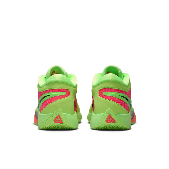 Nike Giannis Freak 6 Lime Silver Rosa - Scarpe Basket Uomo