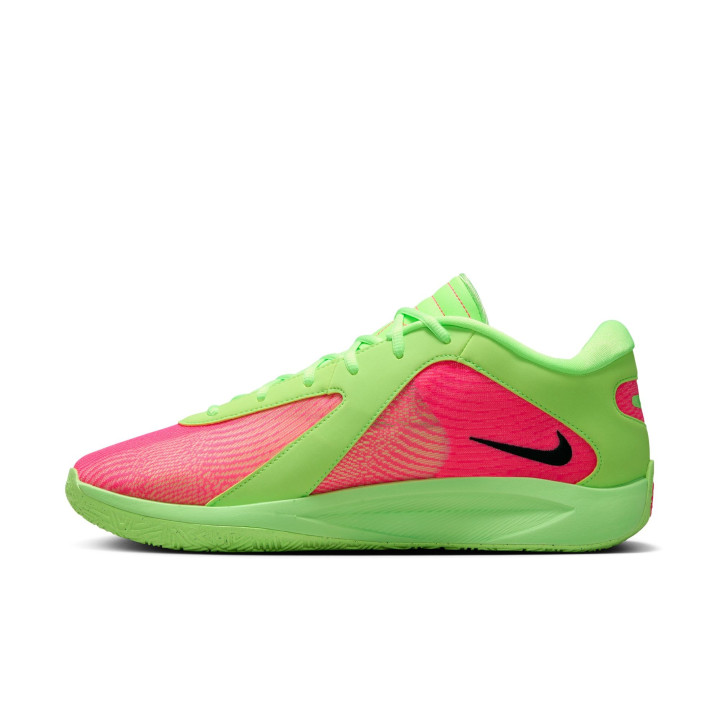Nike Giannis Freak 6 Lime Silver Rosa - Scarpe Basket Uomo